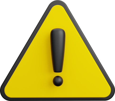 Warning Danger 3D Sign