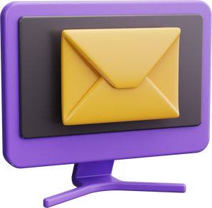 email 3d render icon